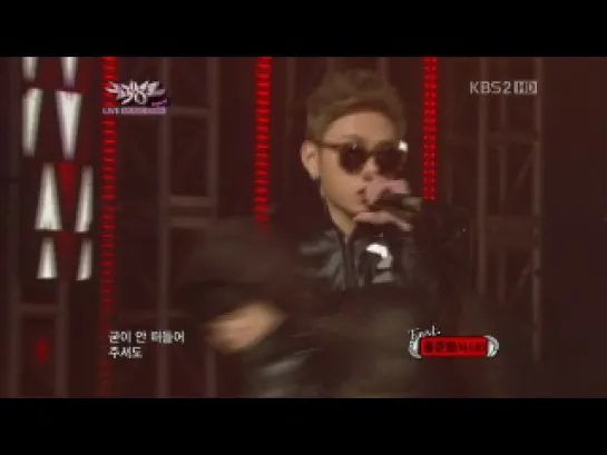 [PERF] 28.10.2011 Kim Wan Sun feat. JunHyung - Be Quiet @ Live on KBS2 Music Bank