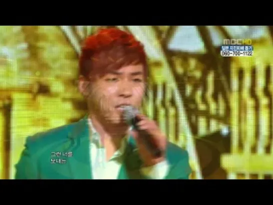 [PERF] 26.03.2011 Wheesung feat. JunHyung - Words That Freeze My Heart @ Live on MBC Music Core