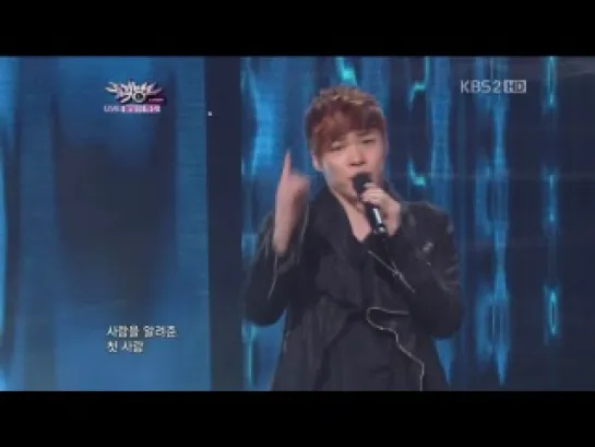 [PERF] 25.03.2011 Wheesung feat. JunHyung - Words That Freeze My Heart @ Live on KBS2 Music Bank