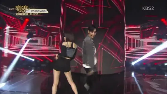 [PERF] 24.06.2016 Hani (EXID) & Jihun (KNK) - Trouble Maker (Special Stage) @ Live on KBS2 Music Bank