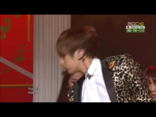 [PERF] 10.12.2011 HyunSeung & HyunA - Words I Don't Wanna Hear & Trouble Maker @ Live on MBC Music Core