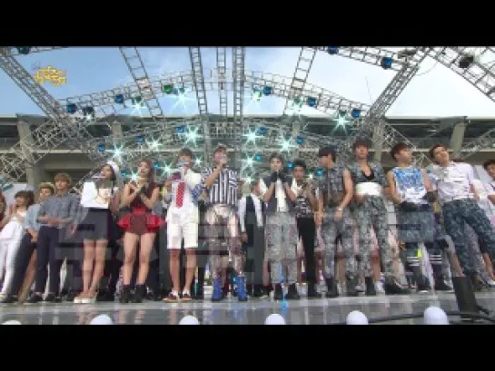 [CUT] 27.07.2013 Ending - BEAST Cut @ MBC Music Core (Ulsan Summer Festival)