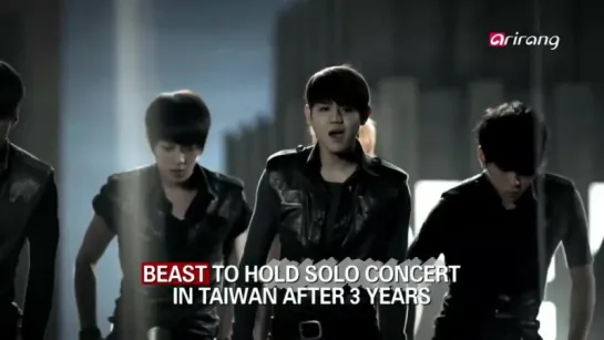 [ENG] 10.05.2015 Arirang Showbiz Korea - BEAST to Hold Solo Concert in Taiwan