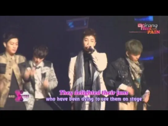 [ENG] 2.02.2013 Arirang TV - 2013 United Cube Concert in Seoul