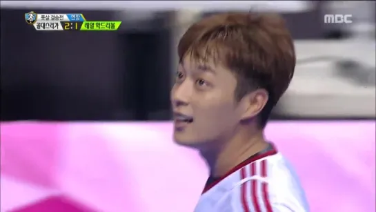 [SHOW] 28.09.2015 MBC Idol Star Athletics Championships - Futsal - DooJoon & YoSeob Cut