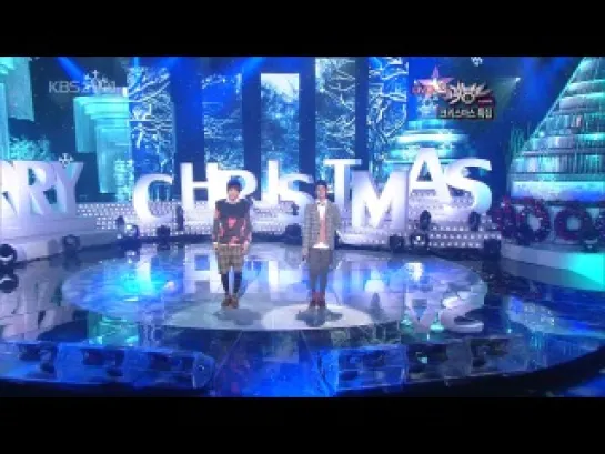 [PERF] 24.12.2010 YoSeob feat. Drama - First Snow, First Kiss @ Live on KBS2 Music Bank