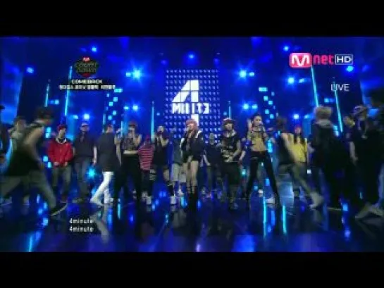 [PERF] 20.05.2010 4Minute feat. BEAST - Who’s Next? @ Live on M Countdown