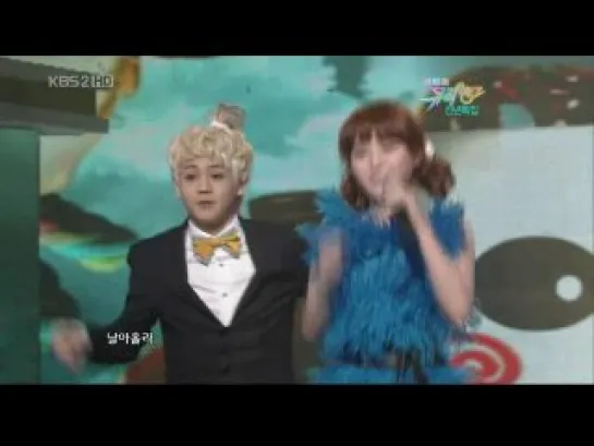 [PERF] 1.01.2010 IU feat. YoSeob - Marshmallow @ Live on KBS2 Music Bank