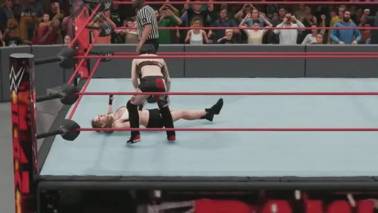 Ronda Rousey Vs Ruby Riott _ Raw 2018