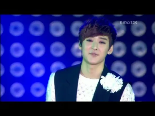 [PERF] 18.02.2012 HyunSeung, Kevin, JunSu, TaeMin - More Than Words @ Live on KBS Music Bank in Paris