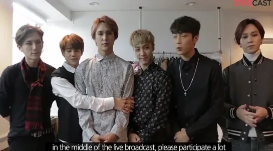 [ENG] 13.10.2014 BEAST - Message for STARCAST On Air, 5th Anniversary Event