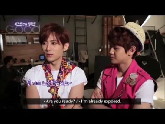 [ENG] 9.05.2013 KBS World Entertainment Weekly - Making of Dunkin' Donuts CF with BEAST