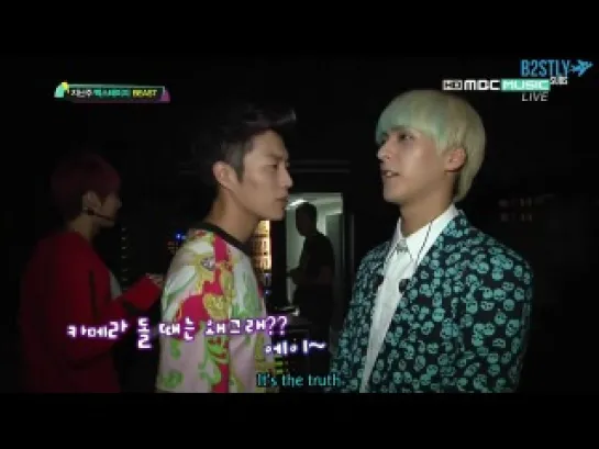 [ENG] 28.08.2012 BEAST - Last Week Backstage @ MBC Music Show Champion