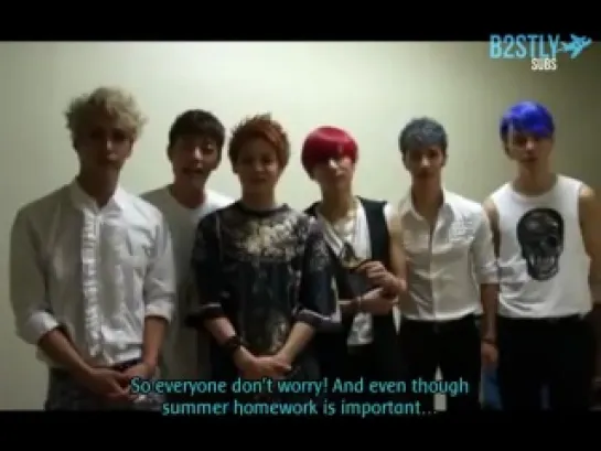 [ENG] 27.07.2012 BEAST's Comeback Message