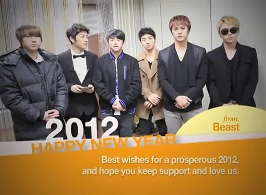 [ENG] 3.01.2012 BEAST New Year's Greeting