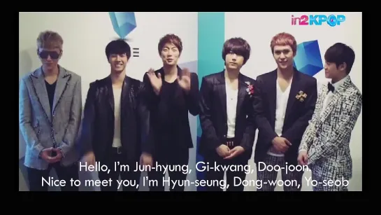 [ENG] 2.12.2011 in2KPOP Shotout! - BEAST Interview