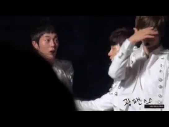 [FANCAM] 12.12.2010 BEAST choosing Lider and Maknae @ Welcome to B2ST Airline Concert