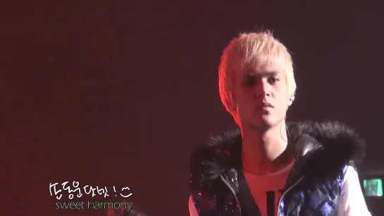 [FANCAM] 12.12.2010 DongWoon #2 @ Welcome to B2ST Airline Concert