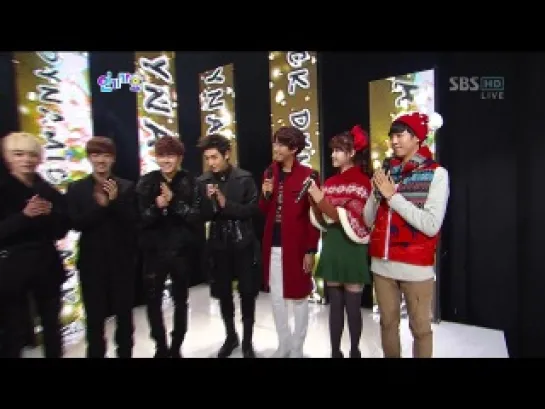 [CUT] 23.12.2012 The Color of K-Pop - Dynamic Black (KiKwang) @ SBS Inkigayo