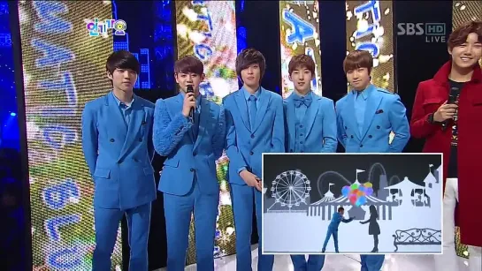 [CUT] 23.12.2012 The Color of K-Pop - Dramatic Blue (YoSeob) @ SBS Inkigayo