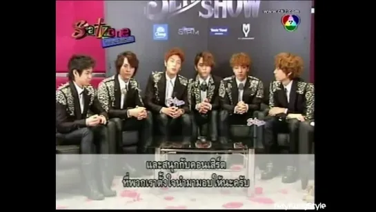 [INTERVIEW] 3.06.2012 SATZONE - BEAST at Beautiful Show in Thailand