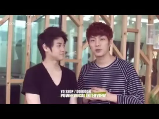 [INTERVIEW] 10.05.2012 Powervocal - DooJoon & YoSeob