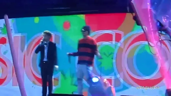 [FANCAM] 29.11.2012 YoSeob & JunHyung - Thanks To #2 @ MBC Music Core - K-Pop Festival in Vietnam