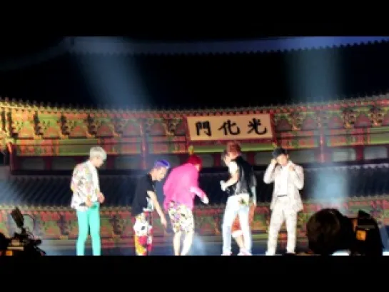 [FANCAM] 26.07.2012 BEAST - Beautiful Night (Ending) @ Inkigayo Mini-Concert