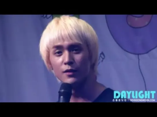 [FANCAM] 16.02.2011 DongWoon @ DongShin University