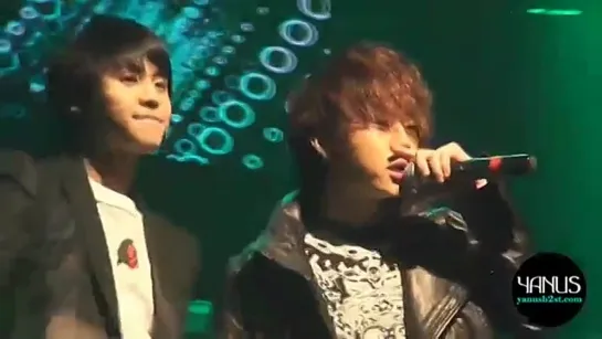 [FANCAM] 11.02.2011 JunHyung & YoSeob - Thanks To @ Navi's Solo Concert