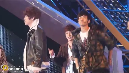 [FANCAM] 14.11.2010 DooJoon - ending stage @ SBS Nongshim Love Sharing Concert