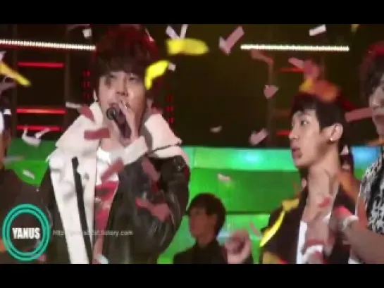 [FANCAM] 14.11.2010 JunHyung - ending stage #2 @ SBS Nongshim Love Sharing Concert