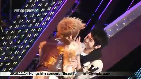 [FANCAM] 14.11.2010 DongSeob @ SBS Nongshim Love Sharing Concert