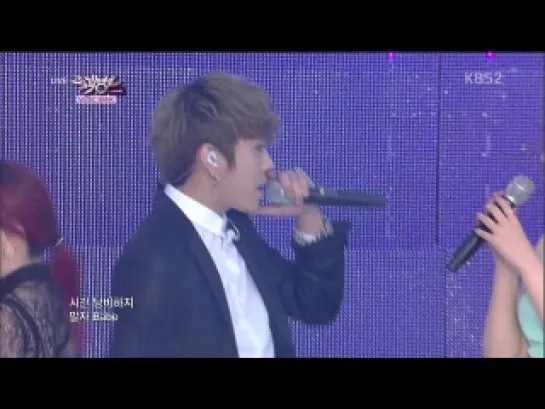 [PERF] 10.05.2013 Lyn feat. JunHyung - Breakable Heart (JunHyung Cut) @ Live on KBS Music Bank O-Song Special