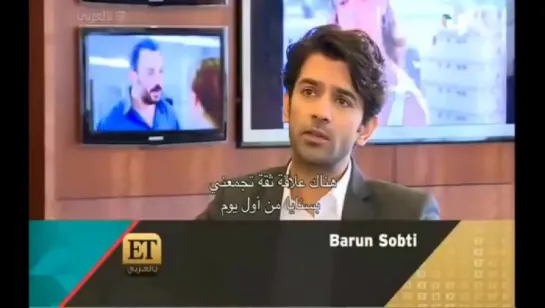 Barun Sobti Interview with ET Bil Arabi on MBC4 - 30th Aug15