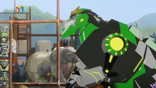 Transformers: Robots in Disguise 1x9 Rumble in the Jungle