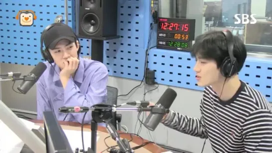 [VIDEO] 170906 Suho & Sehun @ Choi HwaJeong's Power Time (SBS 107.7 Power FM)