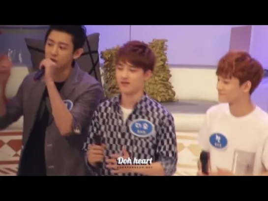 [FANCAM] 130624 D.O., Chanyeol, Chen Focus @ SBS 1000 Songs Challenge - Recording