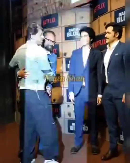 @iamsrk at Premiere of #bardofblood