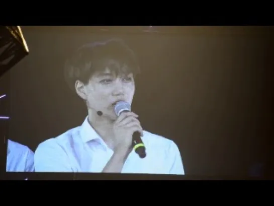 [FANCAM] 140711 Ending Ment @ EXO FROM. EXOPLANET #1 – THE LOST PLANET – in TAIPEI