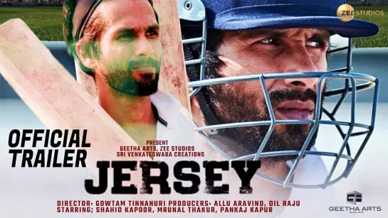 Jersey - Official Trailer | Shahid Kapoor | Mrunal Thakur | Gowtam Tinnanuri | 31st Dec 21