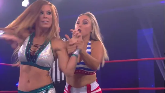 Madison Rayne (w/Kaleb With A K & Tenille Dashwood) vs Taylor Wilde