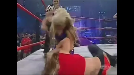 The Beautiful People (Angelina Love & Velvet Sky) (w/Kip James) vs Roxxi & Taylor Wilde