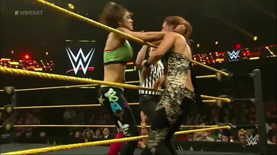 Becky Lynch(w/Sasha Banks) vs Bayley