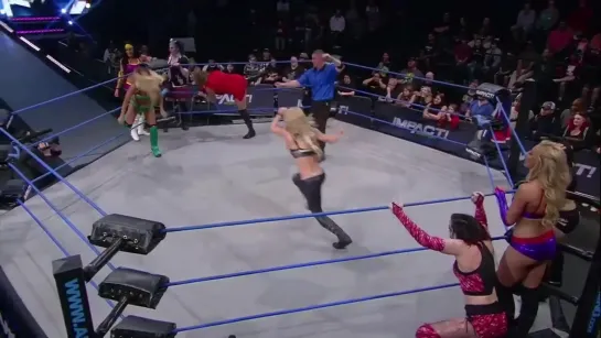 Alisha Edwards, Leva Bates, ODB & Santana Garrett vs Angelina Love, Diamante, Laurel Van Ness & Rosemary