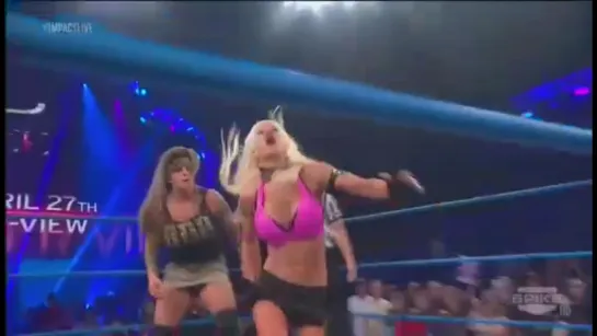 Angelina Love (w/Velvet Sky) vs Gail Kim vs ODB vs Brittany