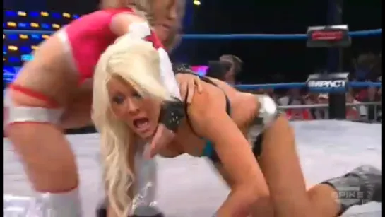 Winter & Angelina Love vs Mickie James & Velvet Sky