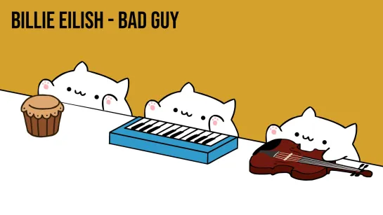 Bongo Cat - Billie Eilish "bad guy" (Acoustic Cat Cover)