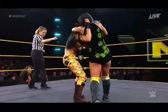 Xia Li vs Aliyah (w/Vanessa Borne)