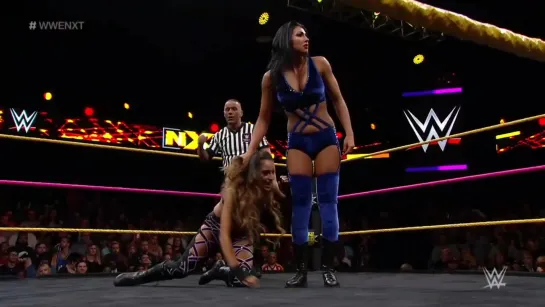 Aliyah vs Billie Kay(w/Peyton Royce)